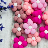 Flower beads ¥ silicone focal beads ¥ tulips ¥ camomile ¥ rose ¥ Daisy ¥  flower beads ¥ sunflower ¥ loose sensory beads ¥ beaded pen