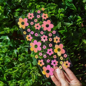 Daisy Flower Decal Sticker Sheet Car Girl Decals Cute Decals Gift For Her Car Accessory Sparkle Sticker Small Cute Car Decal Flower 2000 Y2K