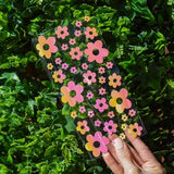 Daisy Flower Decal Sticker Sheet Car Girl Decals Cute Decals Gift For Her Car Accessory Sparkle Sticker Small Cute Car Decal Flower 2000 Y2K