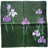 Japanese Vintage Handkerchief Iris Popular Gift 17