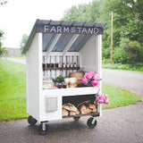 DIY Farmstand Plans Guide Tutorial PDF | Driveway Roadside Veggie Flower Honey Soap Eggs Market Stand Cart - Instant Download