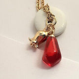Pomegranate Seed Necklace Pomegranate Flower Pendant Olympia Grecian Myths Greek Mythology Goddess Persephone Underworld Dark Academia Gifts