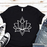 Namaste Shirt, Lotus Flower Shirt, Yoga Shirt, Meditation Shirt, Yoga Gift Shirt, Zen Shirt, Mandala Tee