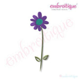 Skinny Birds - Tall Flower- Instant Email Delivery Download Machine embroidery design