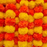 SALE ON Indian Artificial Decorative Deewali Marigold Flower Garland Strings for Christmas Wedding Party Decoration Diwali