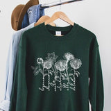 Custom Birth Month Shirt for Mom Grandma Personalized Gift Birth Flower Custom Grandchildren Names Moms Garden Grandmas Garden Spring TShirt