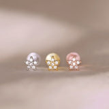 20G/18G Tiny Flower Cartilage Threadless Push Pin Earrings ¥ gold conch earring ¥ tiny cartilage stud ¥ helix¥ tragus studs ¥ flat back