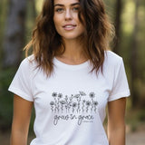 Grow in grace - Christian Bible Verse - Scripture Verse - Express Delivery - Unisex Jersey Short Sleeve Tee
