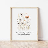 Zach Bryan Sun to Me PRINTABLE Wall Art, Song Lyric Decor, Country Music Inspired Poster, Find Someone That Grows Flowers, Western Print