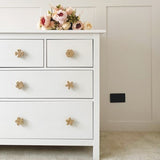 Flower drawer knobs | flower nursery dŽcor, girls bedroom dŽcor, flower drawer handles, wooden drawer pulls, furniture hardware