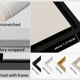Custom Framing Services: Handmade customized frames for paintings Metal frames resin frames gallery style stretching Free worldwide delivery