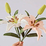 Crochet flower pattern,crochet Lilies pattern, PDF pattern, crochet pattern for beginner