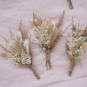 Bohemian mini dried flower bouquet, pampas grass mini dried flower set, mailbox gift, table center decoration