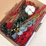 Dried flowers DIY mix box different colors and box sizes for projects - DekoPanda