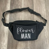 Flower Man Personalized Fanny Packs /Flower Man Waist bag/The Flower Guy Bum Bag/ Flower Boy fannies/fully customizable/personalized !