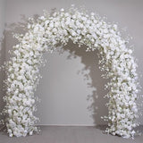 White Rose Flower Arch Flower Garland Flower Wedding Backdrop Flower Archway Wedding Flower Arrangement Arch Flower Party Decor