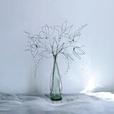Vase&Wall Eternal Gift Flowers. Set of 4 Steel Wire Flowers and 7 More Stems for Perfect Home.