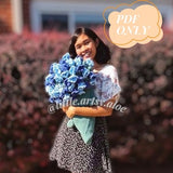 Surprise Bouquet Blanketª Crochet Pattern PDF