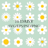 Daisy svg, Daisy Svg Bundle, Daisy Flower Svg, Daisy Silhouette, Daisy, Daisy clipart, Daisy cut file, Daisies, Flowers Svg, Flower, Svg,Png