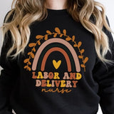Retro Labour and Delivery Sweatshirt, Labor And Delivery Nurse Crewneck Sweater, Midwife Shirt, LD Nursing Student Gift, Birth Doula Worker