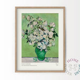 Vincent Van Gogh Famous paintings Van Gogh flowers Wall art for living room Big wall decor Roses art Flowers in Vase Vintage posters  10b