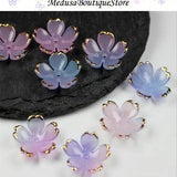 20pcs Flower Acrylic Beads, Flower Beads Connectors, DIY Jewelry Accessories For Bracelet Necklace Earring Jewelry