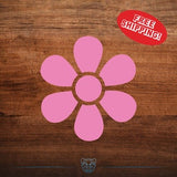 Flower Decal Solid - Multiple Colors and Sizes Available -  Vinyl Decal, Sunflowers, Daisy's, Carnations, Water Bottle Decals, Car Decals