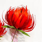 Template 11 Mini Paper Flower Digital File | PNG | SVG | paper flower tutorial | paper flower | small paper flowers | template