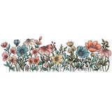 Watercolor wildflowers PNG, raising wildflowers png, colorful wildflowers png, wildflowers watercolor png, sublimation design, botanical png