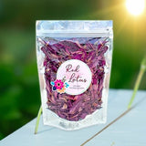 Red Lotus Flowers, 100% Organic Nymphaea rubra Petals, Blue Lotus Alternative, Handcrafted, Non-GMO, Vegan