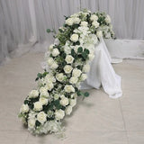 Baby's Breath Greenery Peony Hydrangea Rose Flower Garland,Table Flower Runner,Flower Runner,Wedding Centrepiece,Flower Arrangement