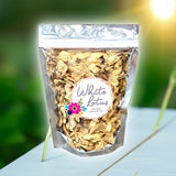 White Lotus Flowers, 100% Organic Sacred Egypt Nelumbo nucifera Patels, Wildcrafted, Non-GMO