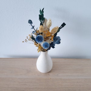 Mini Dried Floral bouquet, mini dried flower in a vase, Mother's Day gift, vase arrangement, letterbox gift, small centrepieces, DYI flowers