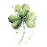 Shamrock Painting Shamrocks Watercolor Art Print Ireland Wall Art Irish Gift Celtic Art St Patricks Day Decor Flowers Artwork