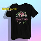 Unique ER Nurse T Shirt Nursing Student Graduation Gift PICU Nurse Tee Colorful Nursing Life T-Shirt Express Delivery Available