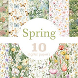 Spring seamless pattern, Spring digital paper, wild flowers seamless pattern, wild flowers digital paper, flower digital paper, floral paper