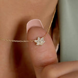 Lotus Flower Necklace, Zircon Stone Lotus Flower Necklace, Lotus Flower Jewelry, Mandala Lotus Necklace, Lotus Necklace for Women