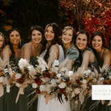KATHERINE | Boho Wood Flower Wedding Bouquet with Pampas Grass and Eucalyptus