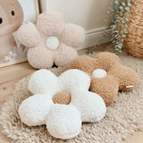 Daisy pillow, Flower pillow, cushion, home decor, throw pillow,  teddy pillow, nursery decor, kids room