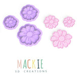 Daisy cookie cutter & embosser stamp flowers