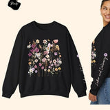 Labor and Delivery Nurse Wildflowers Sweatshirt Crewneck Labor And Delivery Nurse Sweatshirt Delivery Nurse Gift L&D Floral Nursing Sweater