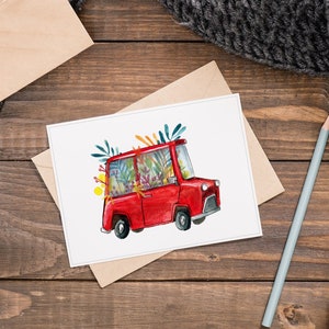 Greeting card - Flower delivery