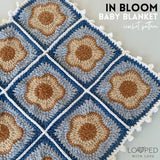 In Bloom Baby Blanket Ñ CROCHET PATTERN ONLY, crochet baby blanket pattern, crochet flower blanket pattern, granny square blanket pattern