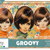 GROOVY - 1960s Retro digital journal kit  Ð US LETTER