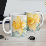 Easter Daffodil Ceramic Coffee Mug, Easter Gifts