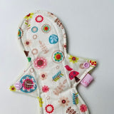 9Ó Light Flow Cloth Pad | Reusable Cloth Pad | Period Pad | Flower Bird Cotton