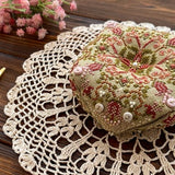 The blossom of love Biscornu by MilleFleur, PDF pattern, Cross Stitch pattern, e-delivery chart, digital chart