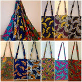 FAST DELIVERY Tote bag, just bag, shopping bag, tote bag, in wax African style wedding flowers. Fashion gift