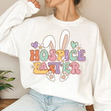 Hospice Nurse Easter Bunny Png, Retro Easter Png, Happy Easter Day, Nurse Shirt Png, Cute Bunny Easter Png, Nurse Gift Sublimation Design