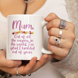 Mother's Day Personalised Coffee Mug - Funny Humorous -  Customisable Photo Mug for Mother's Day Gift - Gift for Mum -